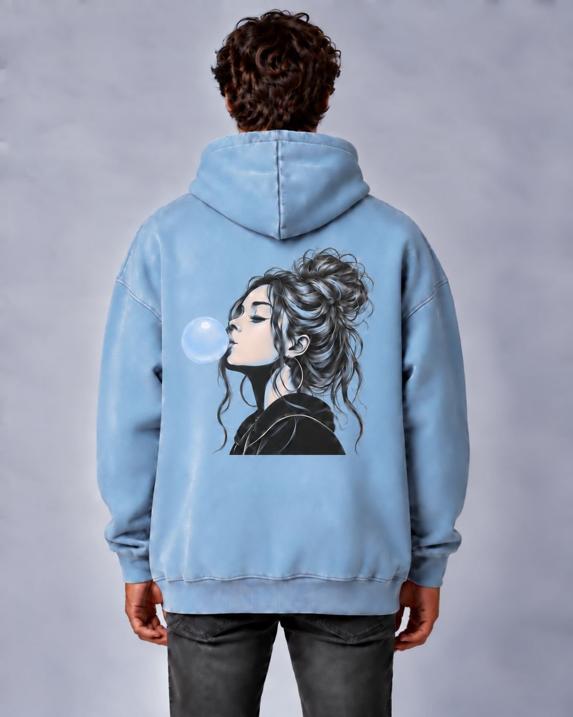The Bubblegum Girl Hoodie • Brunette - Image 3