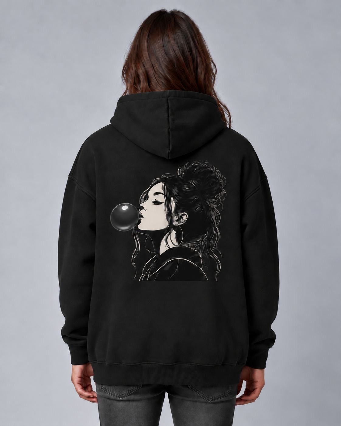 The Bubblegum Girl Hoodie • Brunette